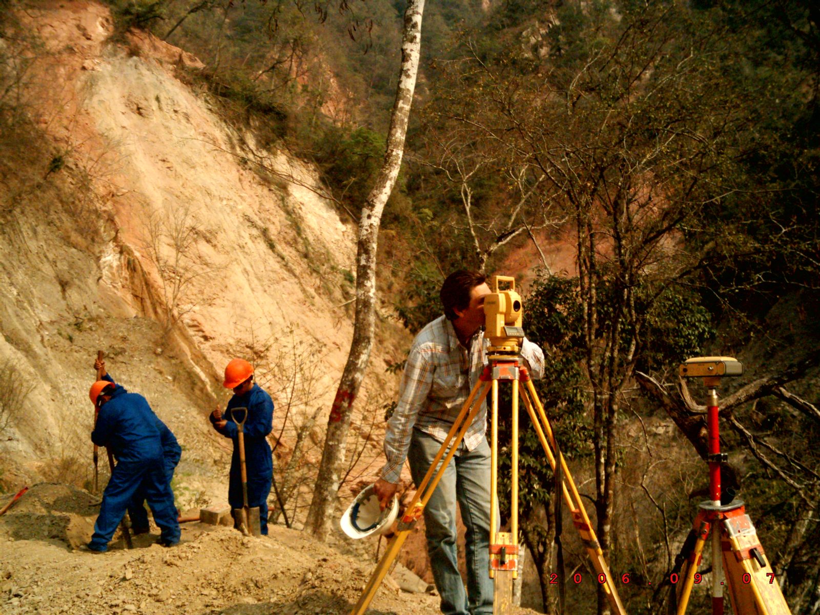 Topografia para obra vial